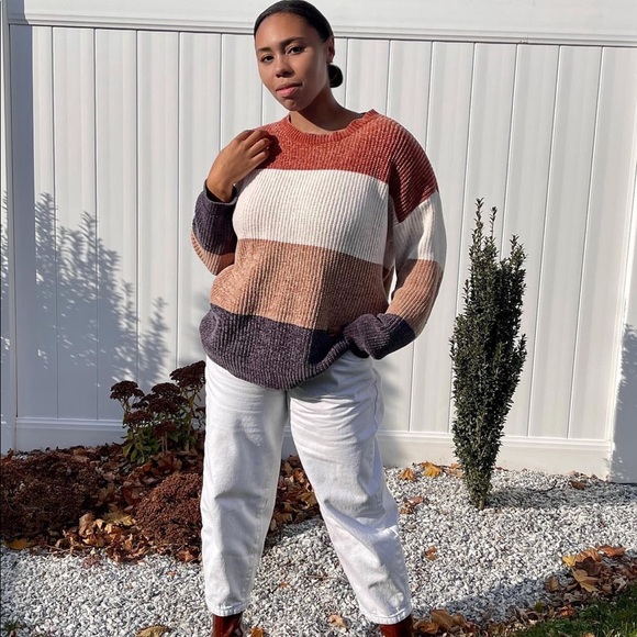 Horizontal Striped Sweater - Picture 1 of 1